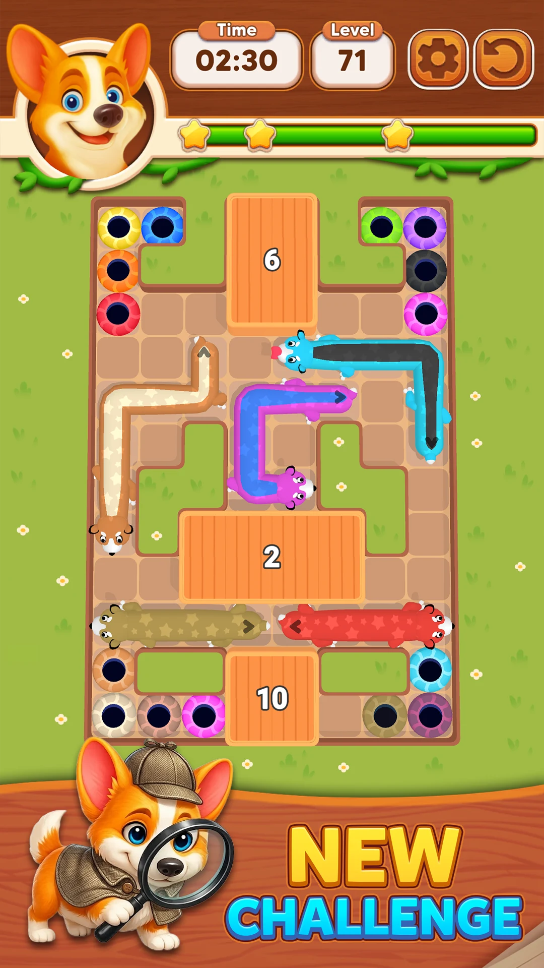 Barky Escape - Slide Puzzle screenshot