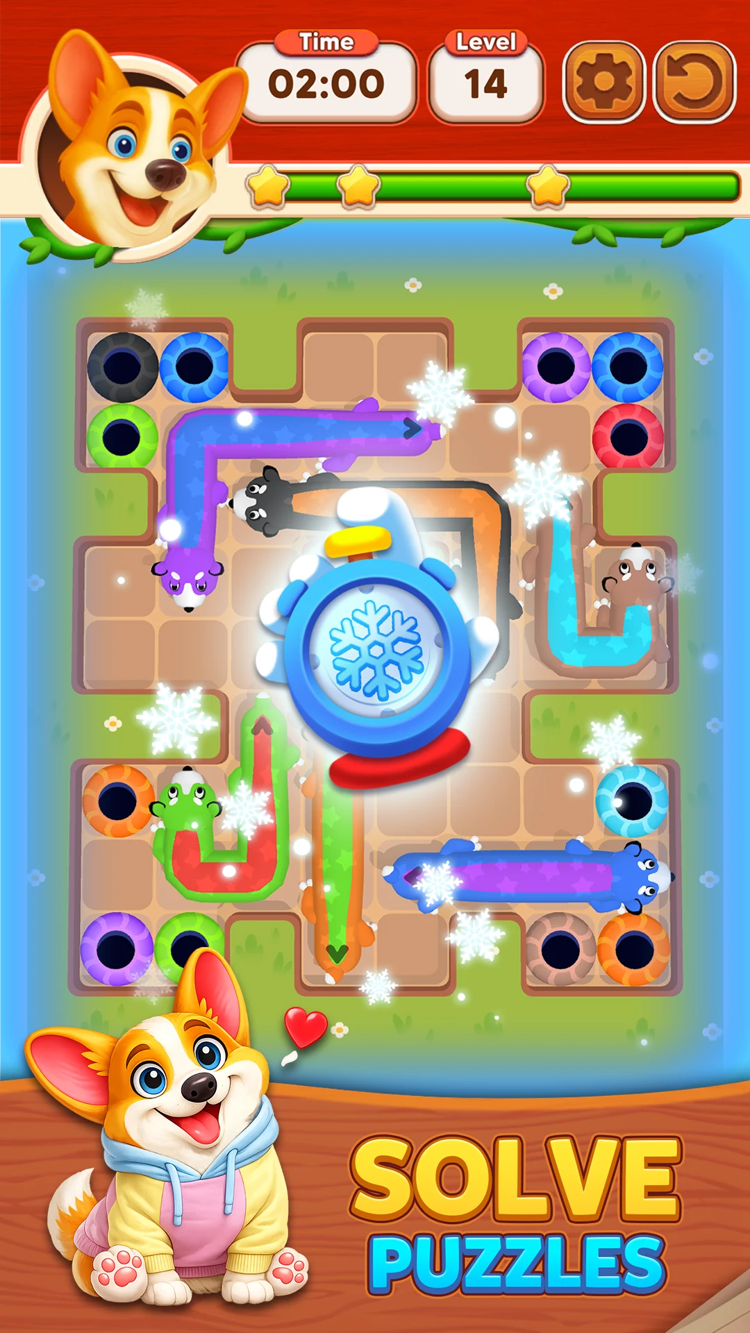 Barky Escape - Slide Puzzle screenshot