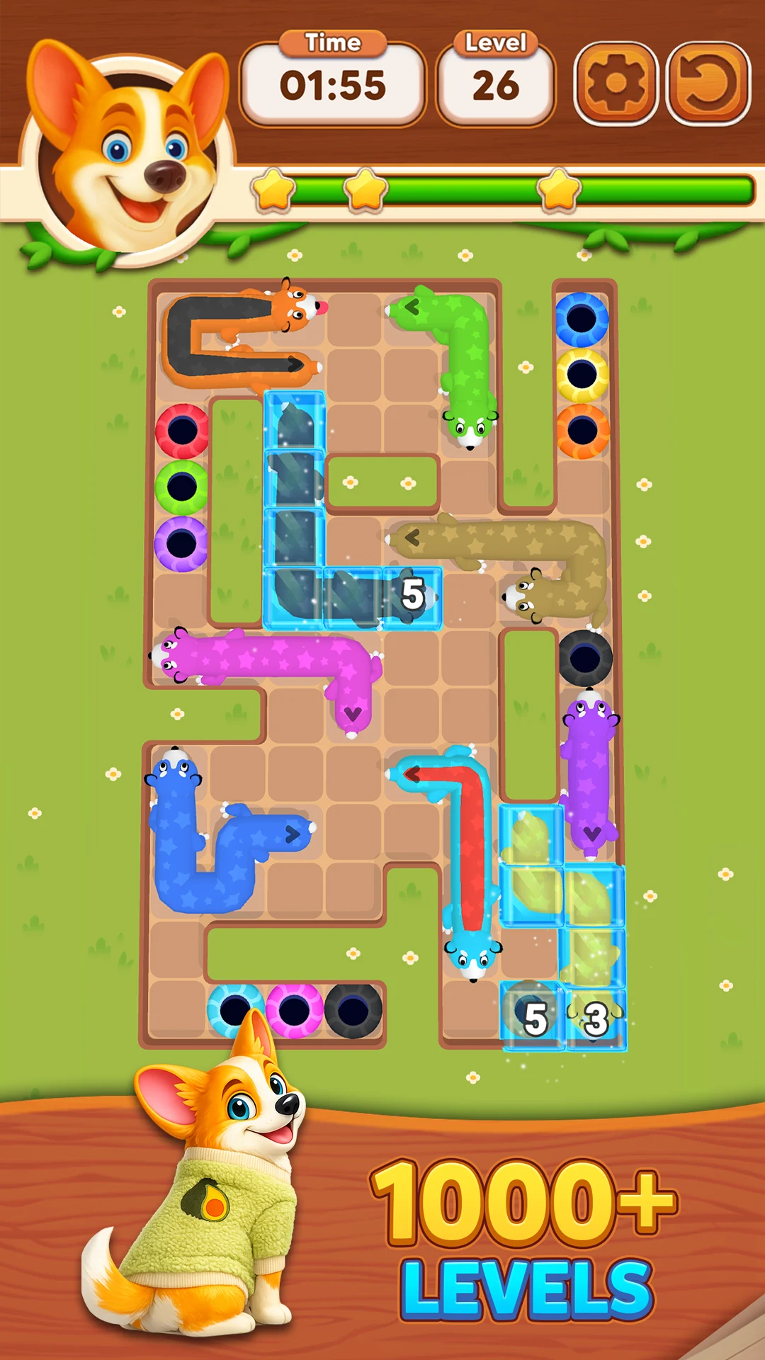 Barky Escape - Slide Puzzle screenshot